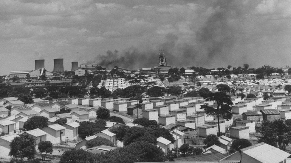 Rhodesian copper mine in the early 1960s