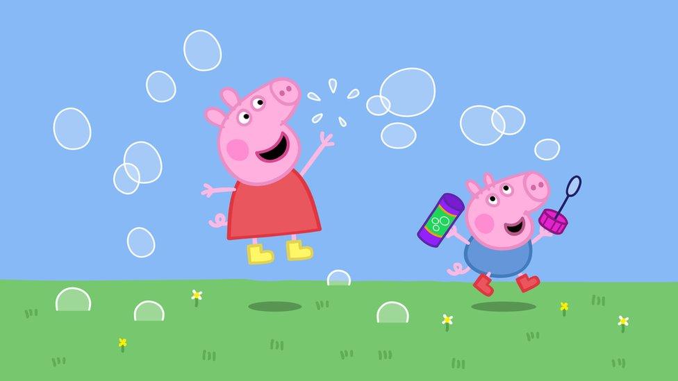 Peppa Pig and friend