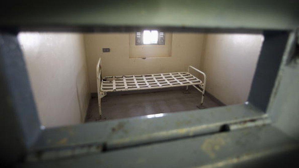 A prison cell