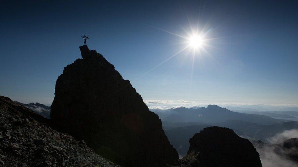 Danny Macaskill on Skye Ridge