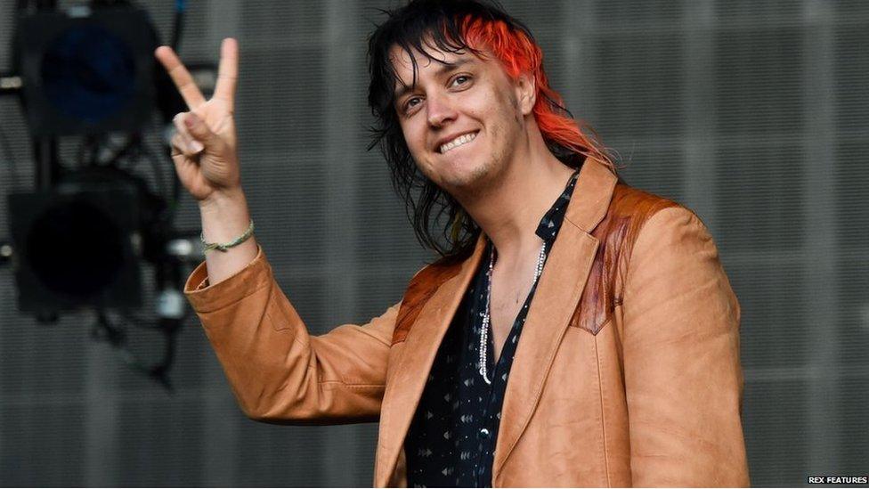 Julian Casablancas from The Strokes