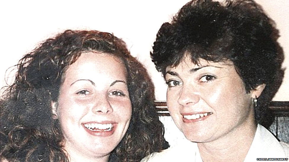 Cheryl James and her mother, Doreen