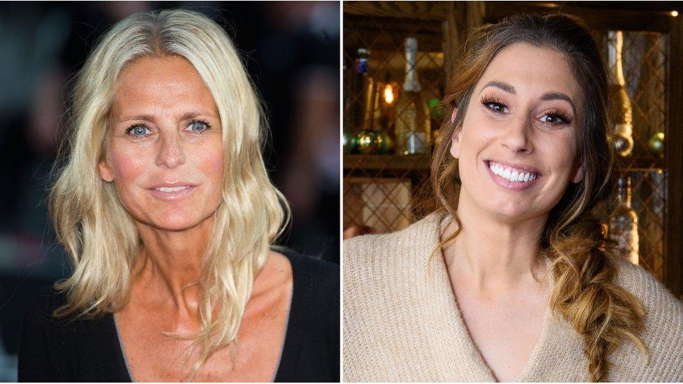 Ulrika Jonsson and Stacey Solomon