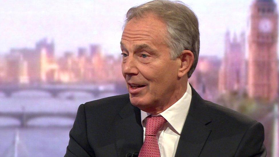 Tony Blair on the Andrew Marr show