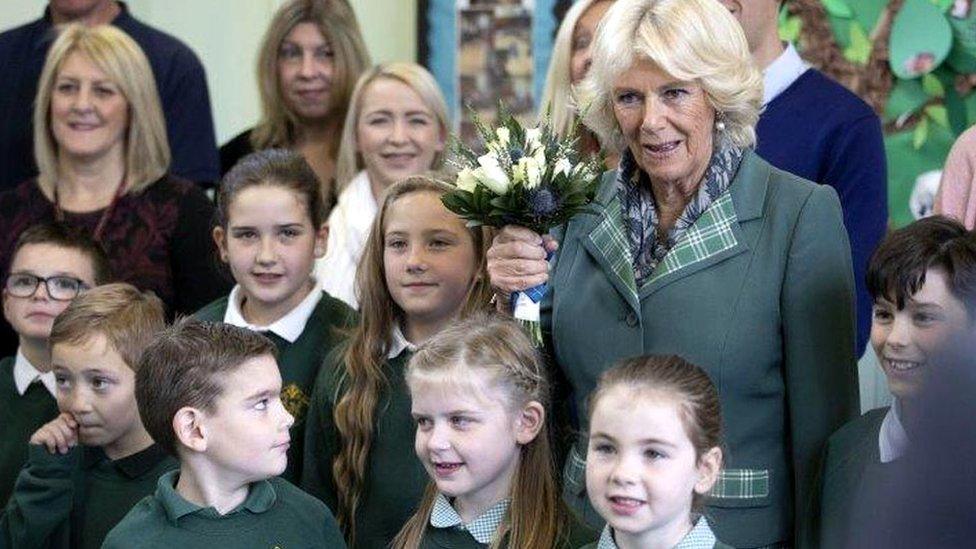 Camilla at Crathie Primary