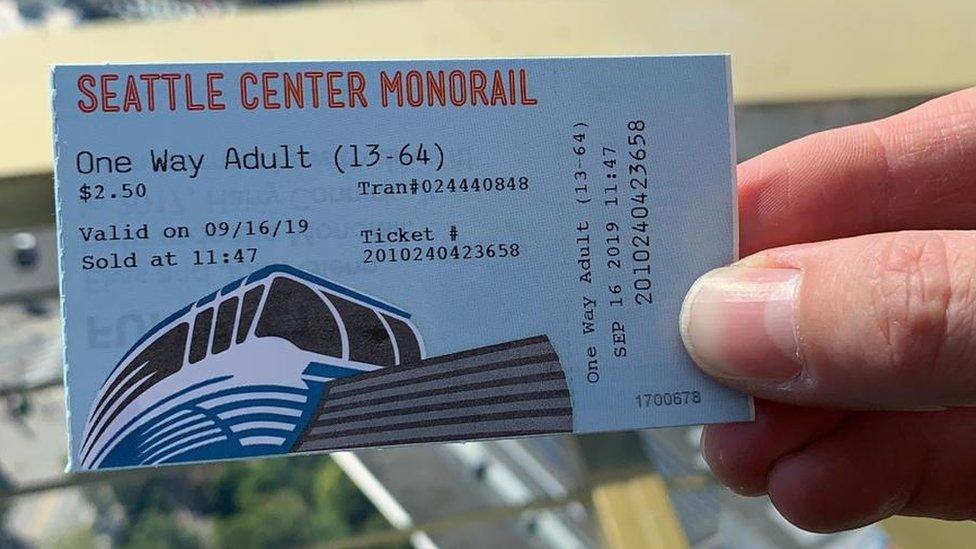 Monorail ticket