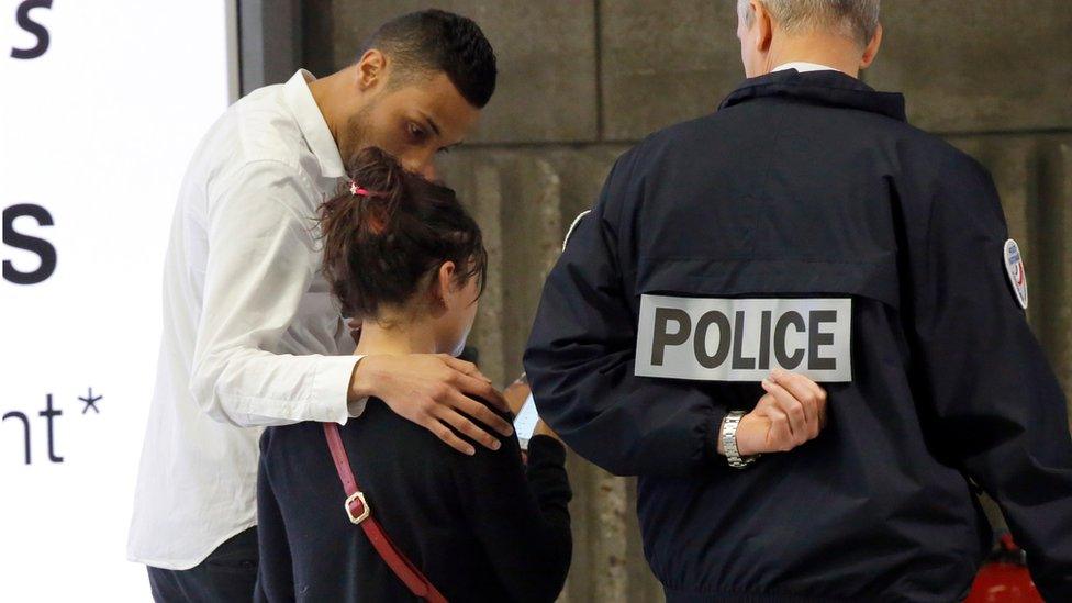 Relatives of passengers on a vanished EgyptAir flight have started arriving at Charles de Gaulle Airport outside Paris.