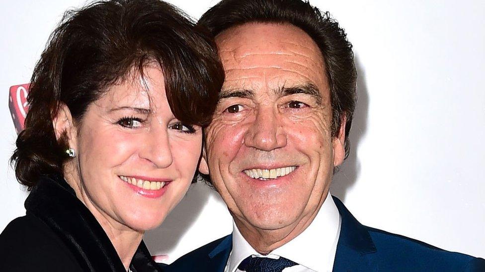 Robert Lindsay (right) and Rosemarie Ford (left)