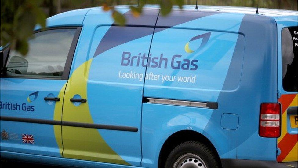 British Gas van