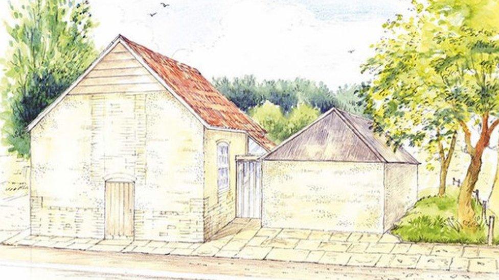 An artist's impression of how the chapel would look