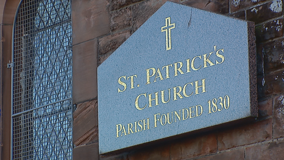 Father John Gowans was the priest at St Patrick's Church in Dumbarton