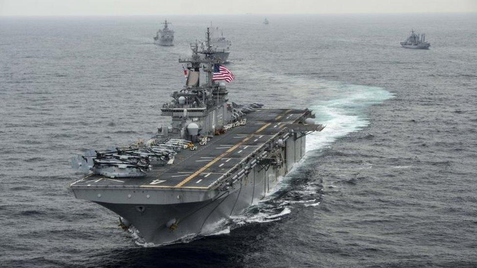 USS Boxer amphibious assault ship. File photo