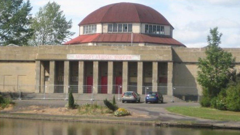 The former Palace of the Arts at Exhibition Park