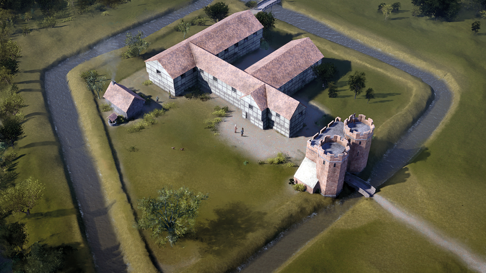 Recreation of Coleshill Manor