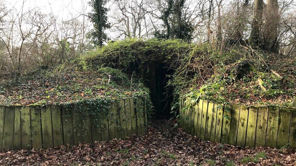 Ice house before restoration