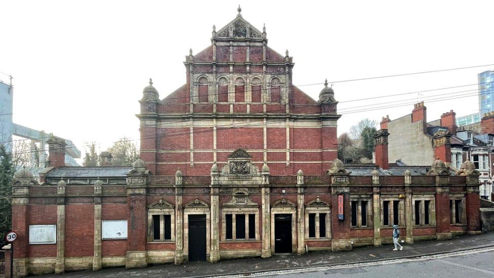 Exterior shot of Jacob's Wells Baths