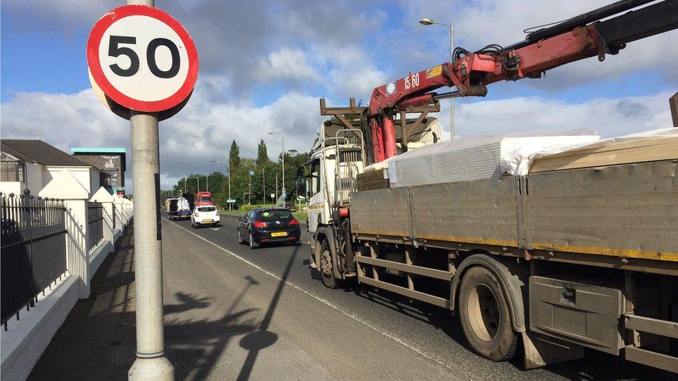 The A6 is the main Belfast to Derry road and is heavily used