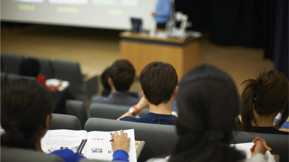 A university lecture