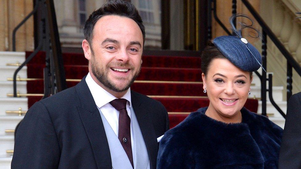 Ant McPartlin and Lisa Armstrong