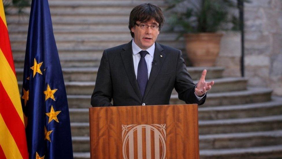 Carles Puigdemont, 28 October