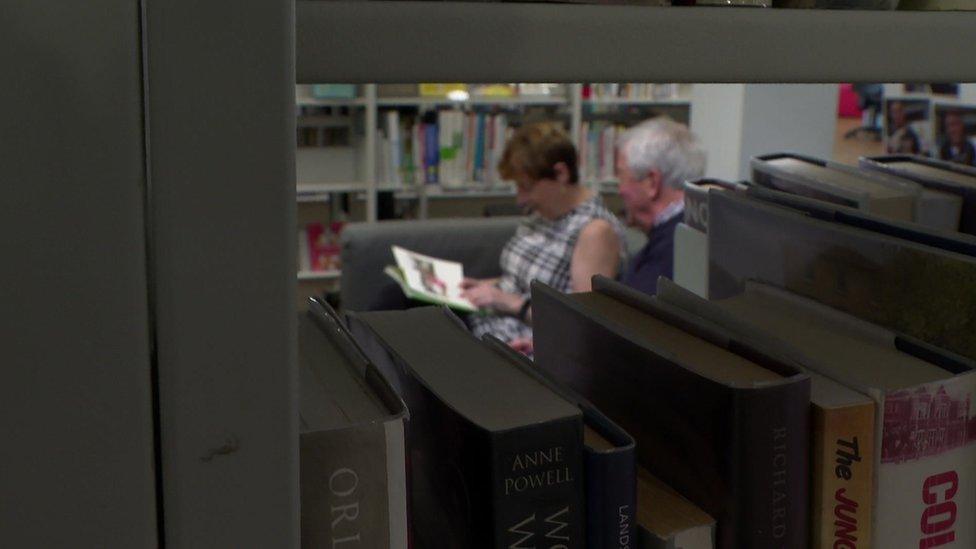 Library and reading session