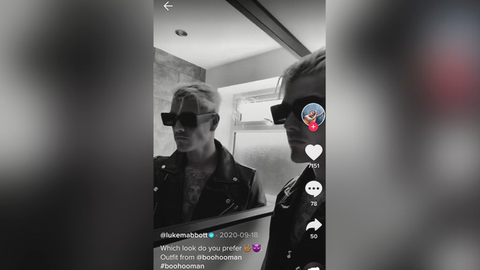 A screenshot of the tiktok in question