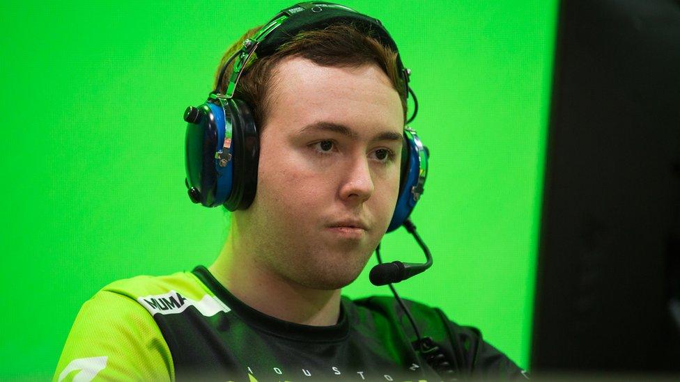 Austin "Muma" Wilmot of the Houston Outlaws e-sports team