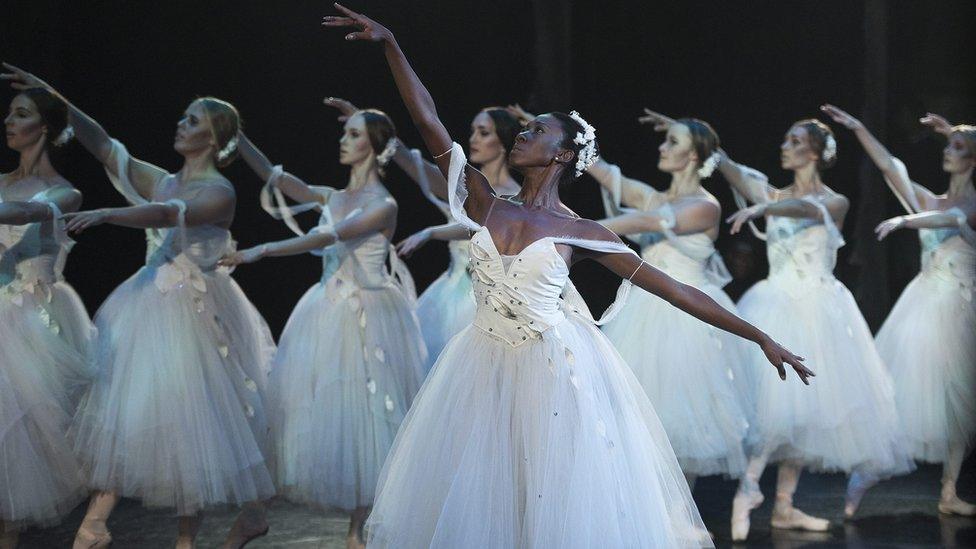 Joburg Ballet dancers on stage in Johannesburg, South Africa - Thursday 7 April 2016