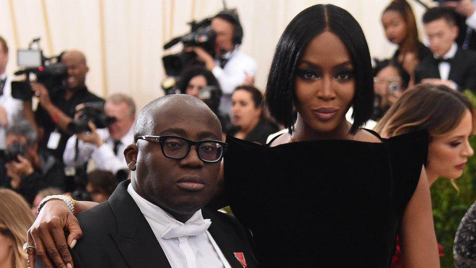 Edward Enninful and Naomi Campbell