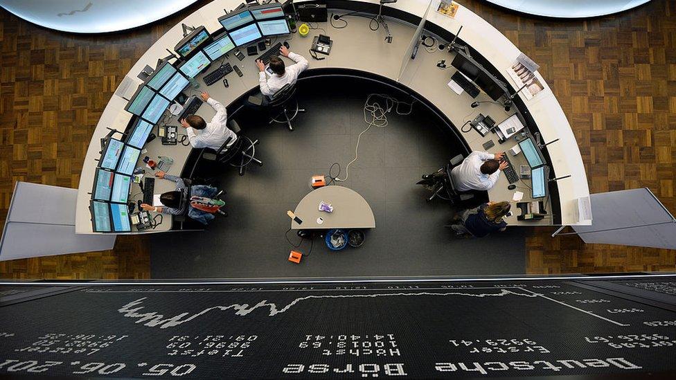 Deutsche Boerse trading floor