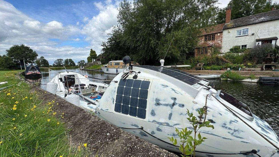 The Paillin-Deans' boat