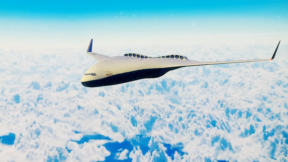 Cranfield's blended wing design