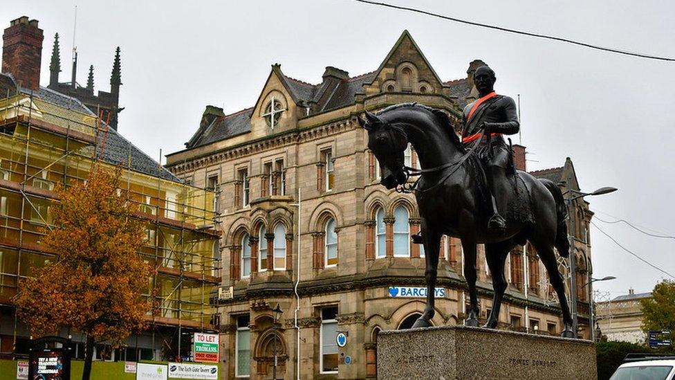 Prince Albert statue in Wolverhampton