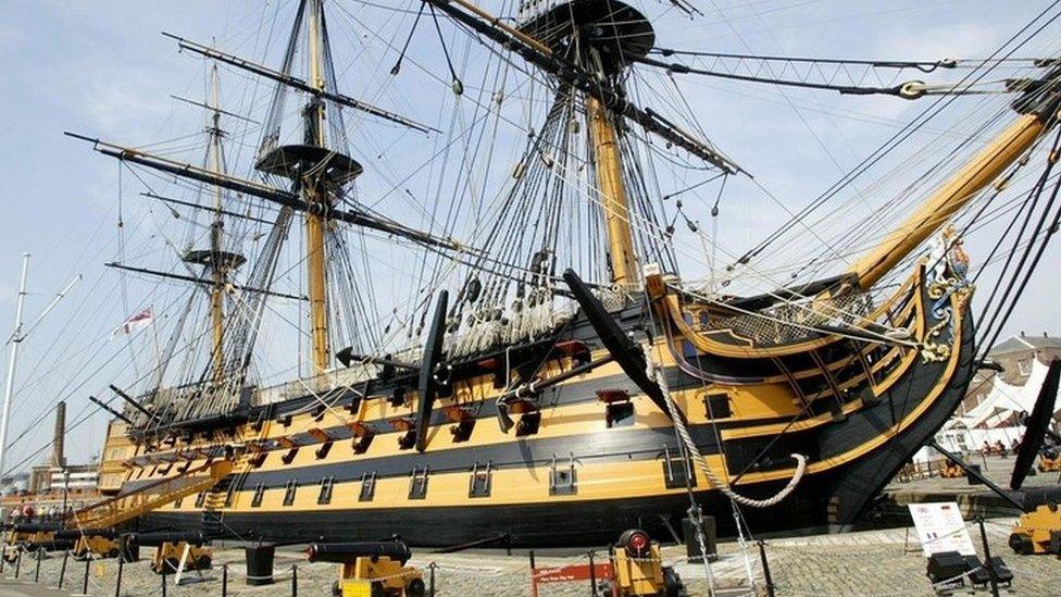 HMS Victory in Portsmouth, Hampshire