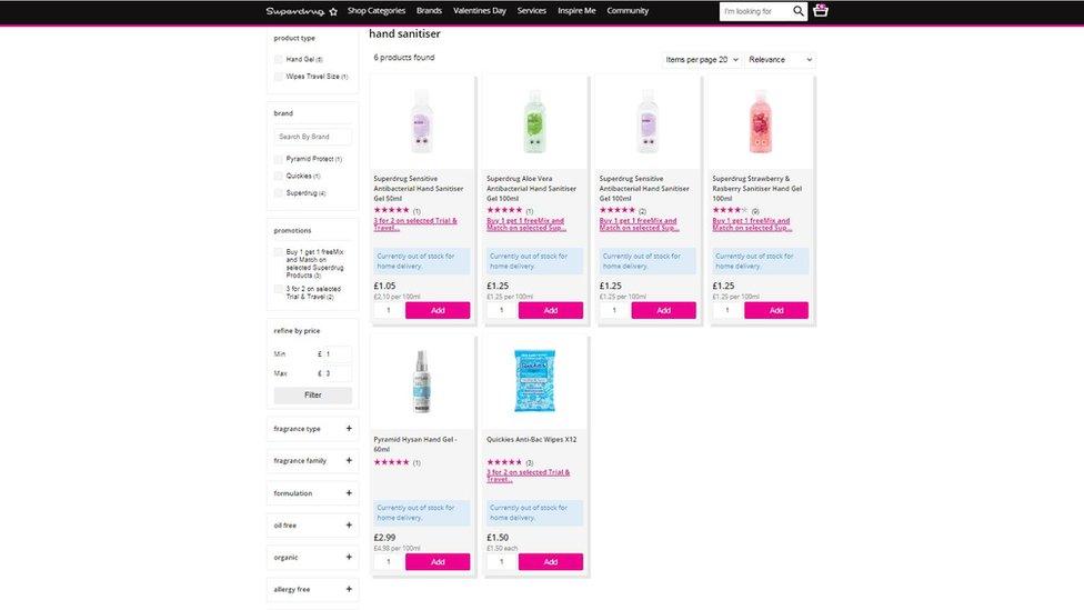 Superdrug sell out