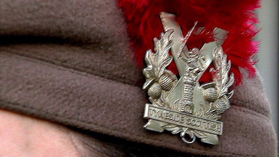 Tyneside Scottish cap badge