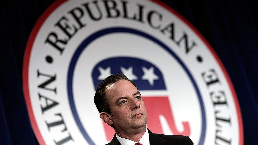 Republican National Committee Chairman Reince Priebus speaks at the annual RNC winter meeting