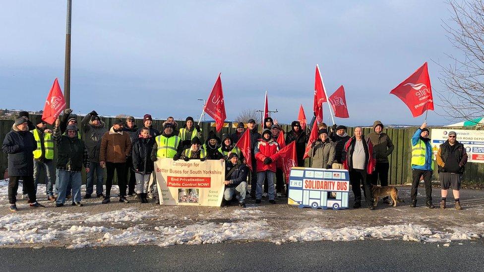 Bus driver strike