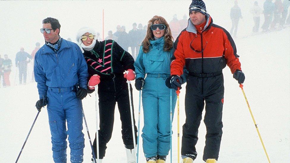 Prince Charles, Princess Diana, Sarah, Duchess of York, Andrew, Duke of York