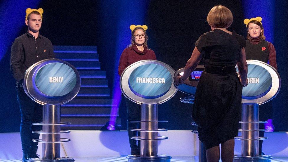 Lauren's Weakest Link panel