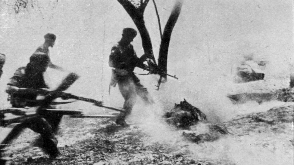 Soldiers in Burma, 1942