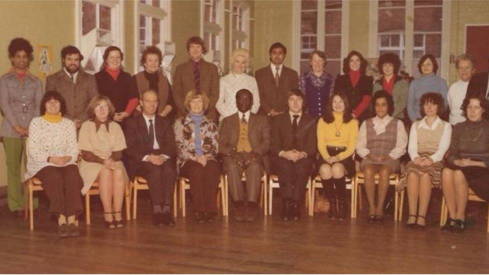 The staff of Bearwood School