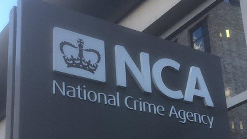 National Crime Agency sign