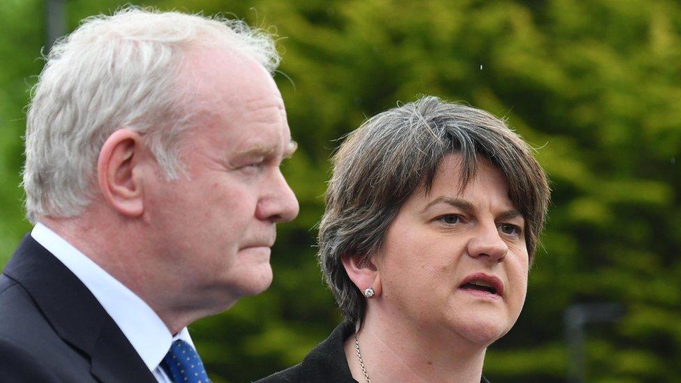 Martin McGuinness Arlene Foster