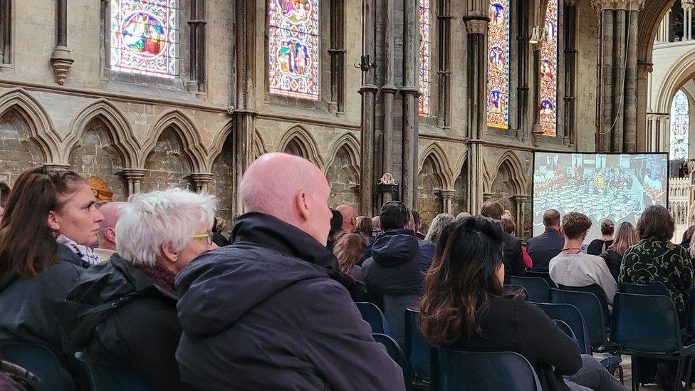 Inside Lincoln Cathedral