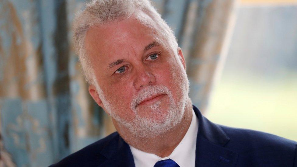 Quebec Liberal leader Phillipe Couillard