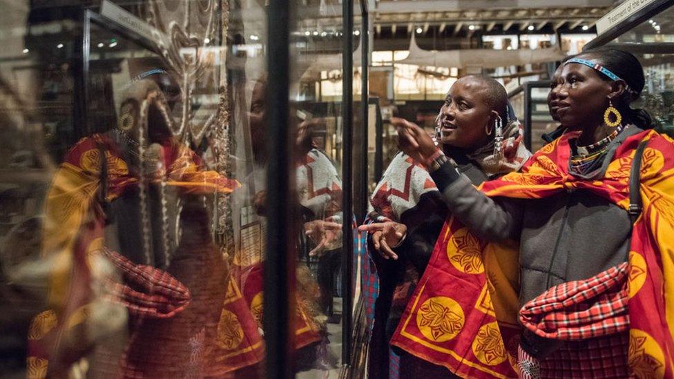 Maasai visit to Pitt Rivers