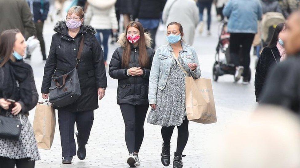 people in Liverpool city centre