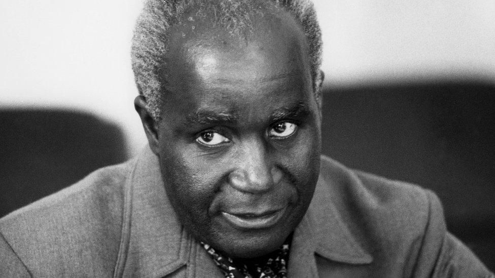 Former Zambian president Kenneth Kaunda