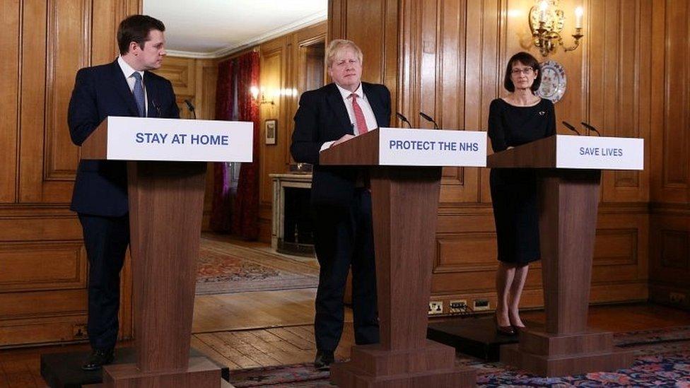 Robert Jenrick, Boris Johnson, Dr Jenny Harries